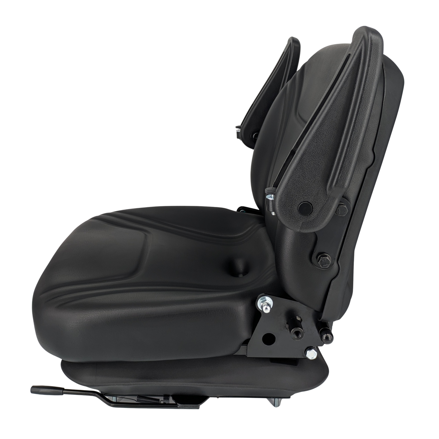 Keystone Seats Core-Ride Mower & Equipment Adjustable Suspension Seat – Heavy Duty – Zero Turn Mowers Tractors & Forklifts Fits Scag Ferris Hustler Gravely Bad Boy Kubota Toro Toyota Hyster Yale