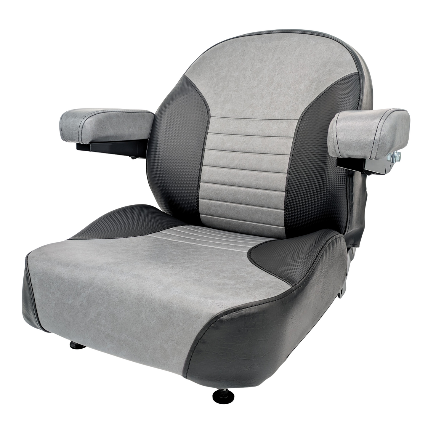 Keystone Seats Comfort Plus Seat - Cushioned Armrests - Exmark Scag Ferris Hustler Gravely Bad Boy Kubota John Deere Toro Zero-Turn Mowers & Tractors