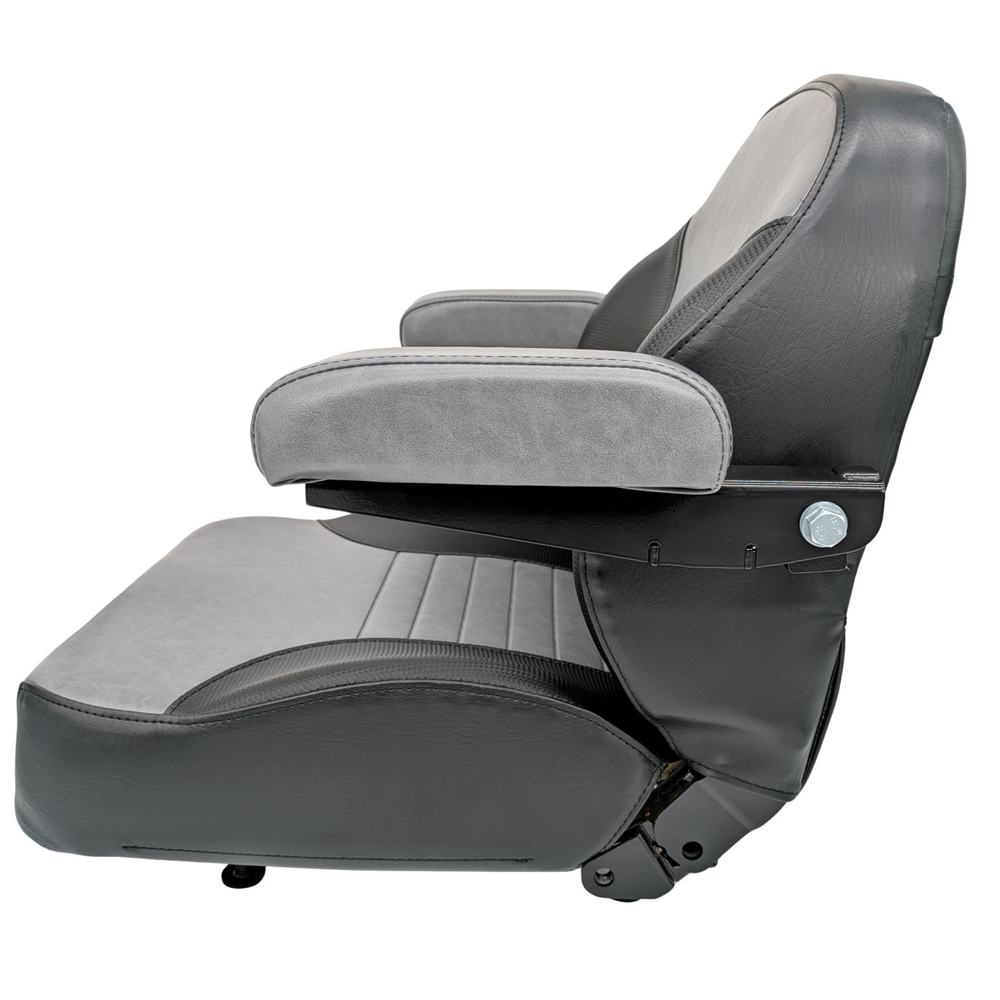 Keystone Seats Comfort Plus Seat - Cushioned Armrests - Exmark Scag Ferris Hustler Gravely Bad Boy Kubota John Deere Toro Zero-Turn Mowers & Tractors