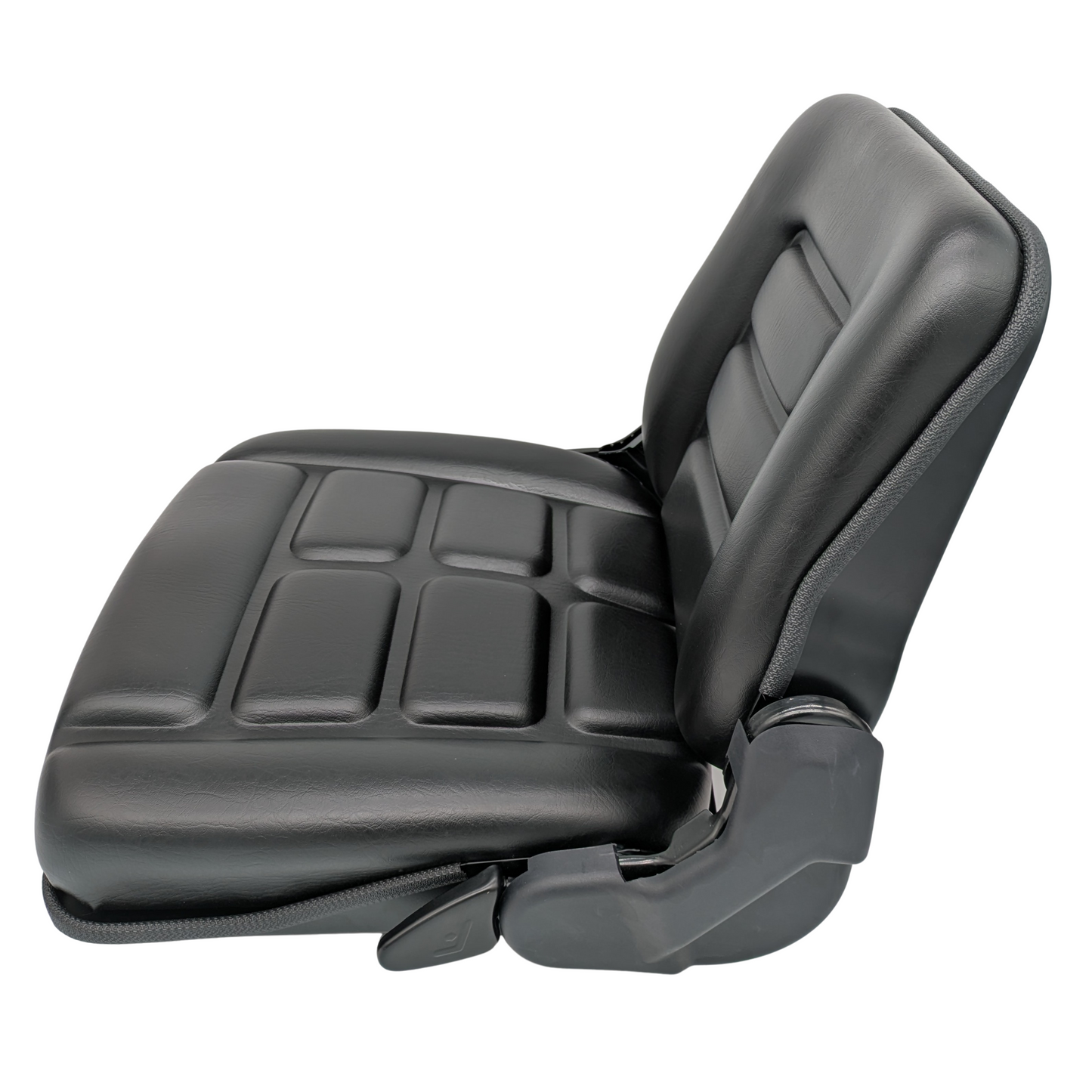 Universal Forklift, Mower & Tractor Seat Foldable Adjustable Backrest, Slide Rail, Fits Toyota, Hyster, Yale, Clark, Toro, Gravely, Bad Boy, Scag, Hustler, Kubota, New Holland