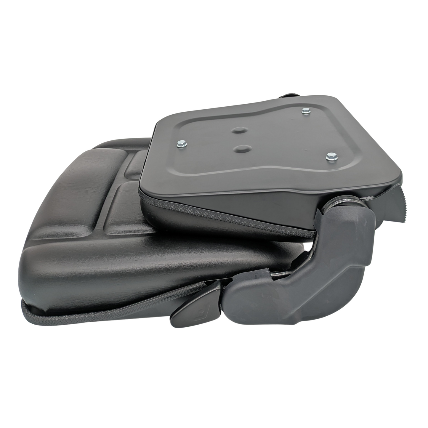 Universal Forklift, Mower & Tractor Seat Foldable Adjustable Backrest, Slide Rail, Fits Toyota, Hyster, Yale, Clark, Toro, Gravely, Bad Boy, Scag, Hustler, Kubota, New Holland