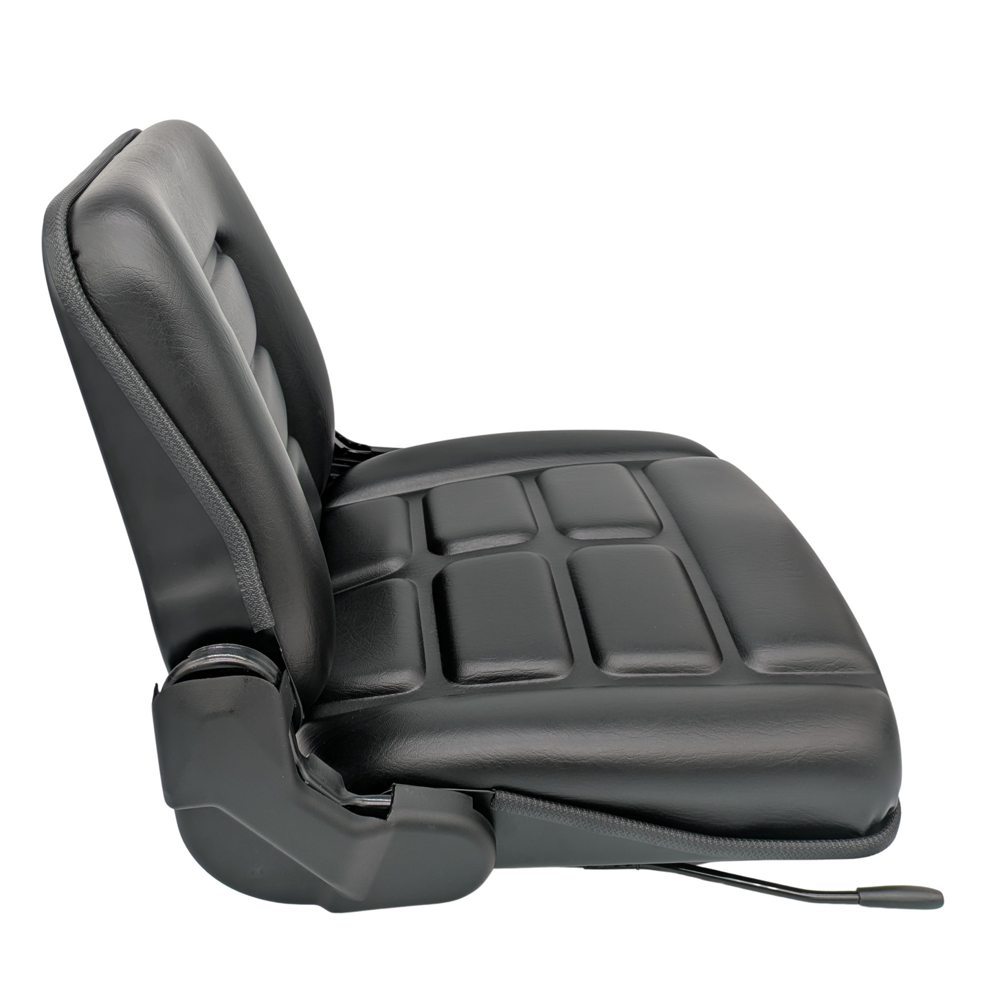 Universal Forklift, Mower & Tractor Seat Foldable Adjustable Backrest, Slide Rail, Fits Toyota, Hyster, Yale, Clark, Toro, Gravely, Bad Boy, Scag, Hustler, Kubota, New Holland