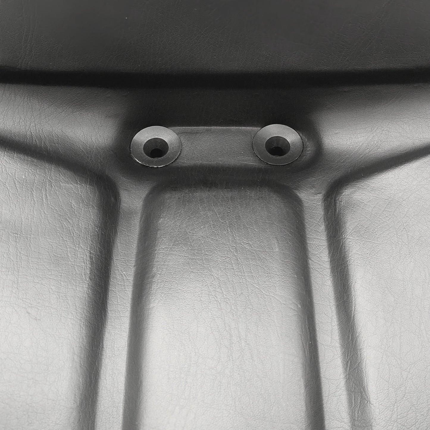 Universal Lawn Mower, Tractor & Equipment Seat – Mid-Back Black Vinyl, Drain Holes – Fits Cub Cadet, Craftsman, Husqvarna, Toro, MTD, Snapper, Murray, Bad Boy