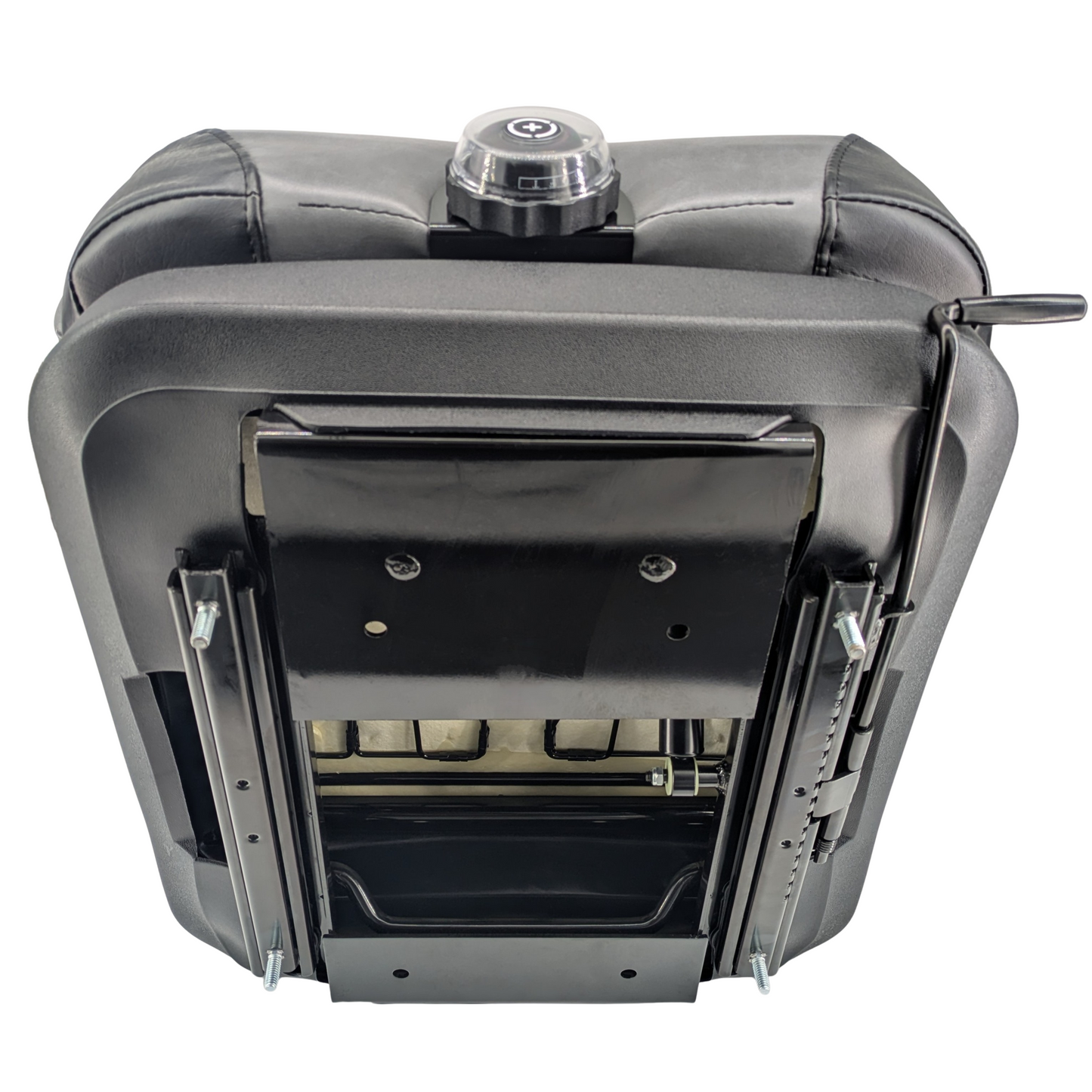 Keystone Seats Comfort Elite HIGH-BACK Suspension Seat - Adjustable Backrest Cushioned Armrests Weight Adjustment - Exmark Scag Ferris Hustler Gravely Bad Boy Kubota John Deere Toro Zero-Turn Mowers & Tractors