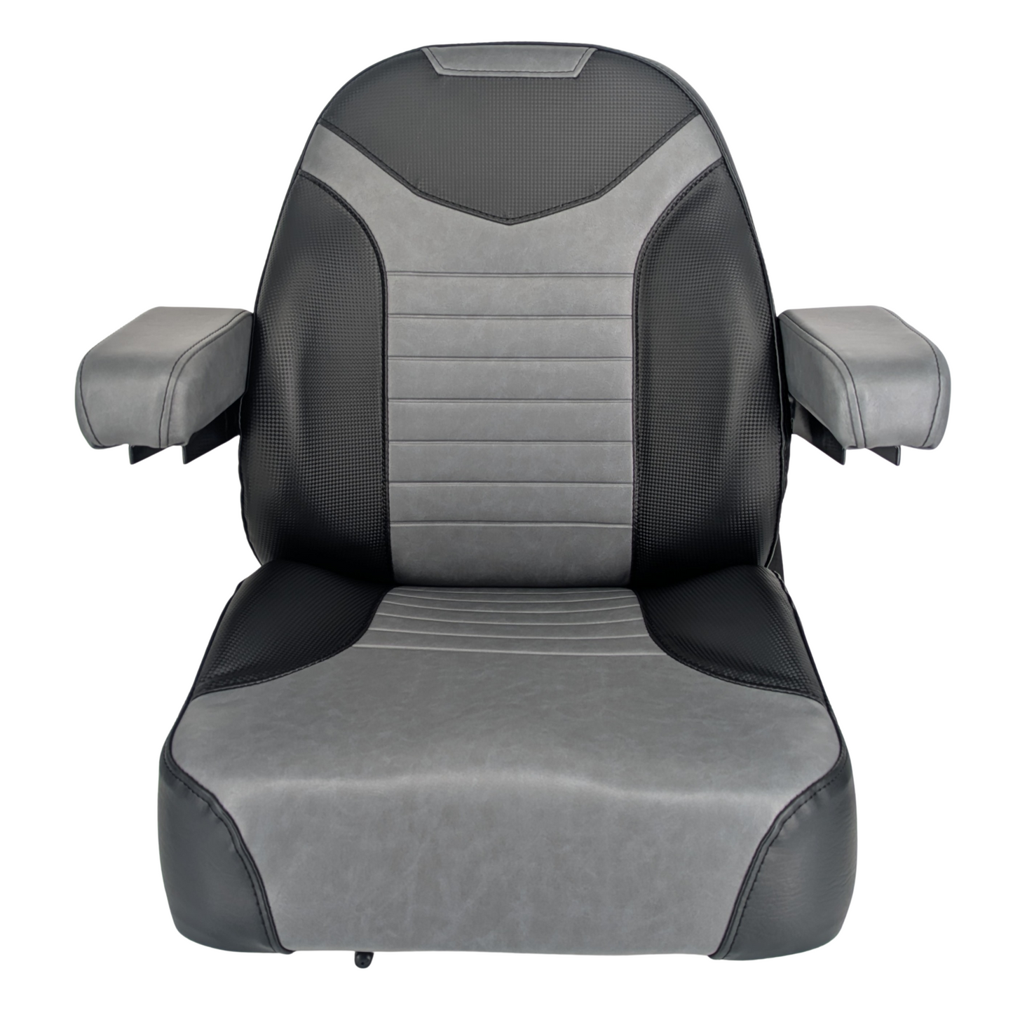 Keystone Seats Comfort Plus HIGH-BACK Mower Seat – Fits many Scag, Ferris, Hustler, Gravely, Bad Boy, Kubota, Toro – Zero-Turn Mowers, Tractors & Forklifts Plush Armrests, Slide Rail – Toyota, Hyster, Yale